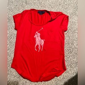 Ralph Lauren shirt sleeve tee, made from Pima cotton size xs.